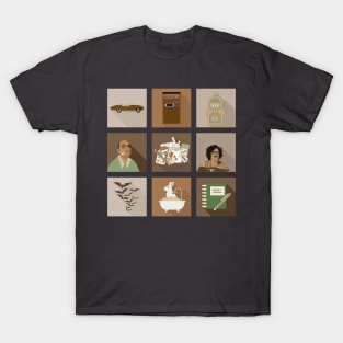 Fear and Loathing in Las Vegas Tribute: 9 Iconic Scenes Reimagined T-Shirt